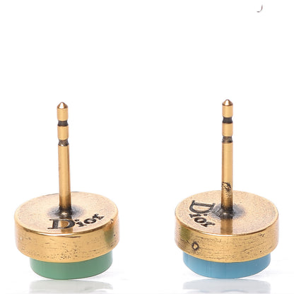 Christian Dior Printed Mise En Dior Tribal Earrings Multicolor 4 of 5