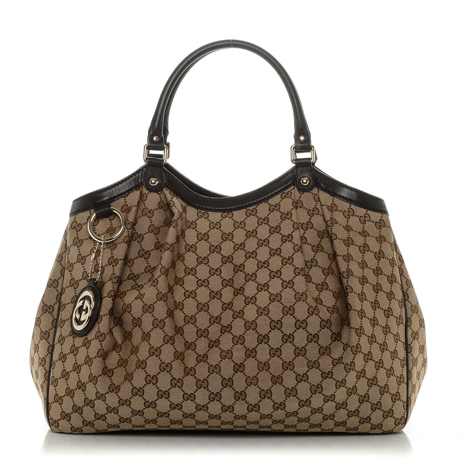 Gucci Monogram Large Sukey Tote Dark Brown 1 of 7