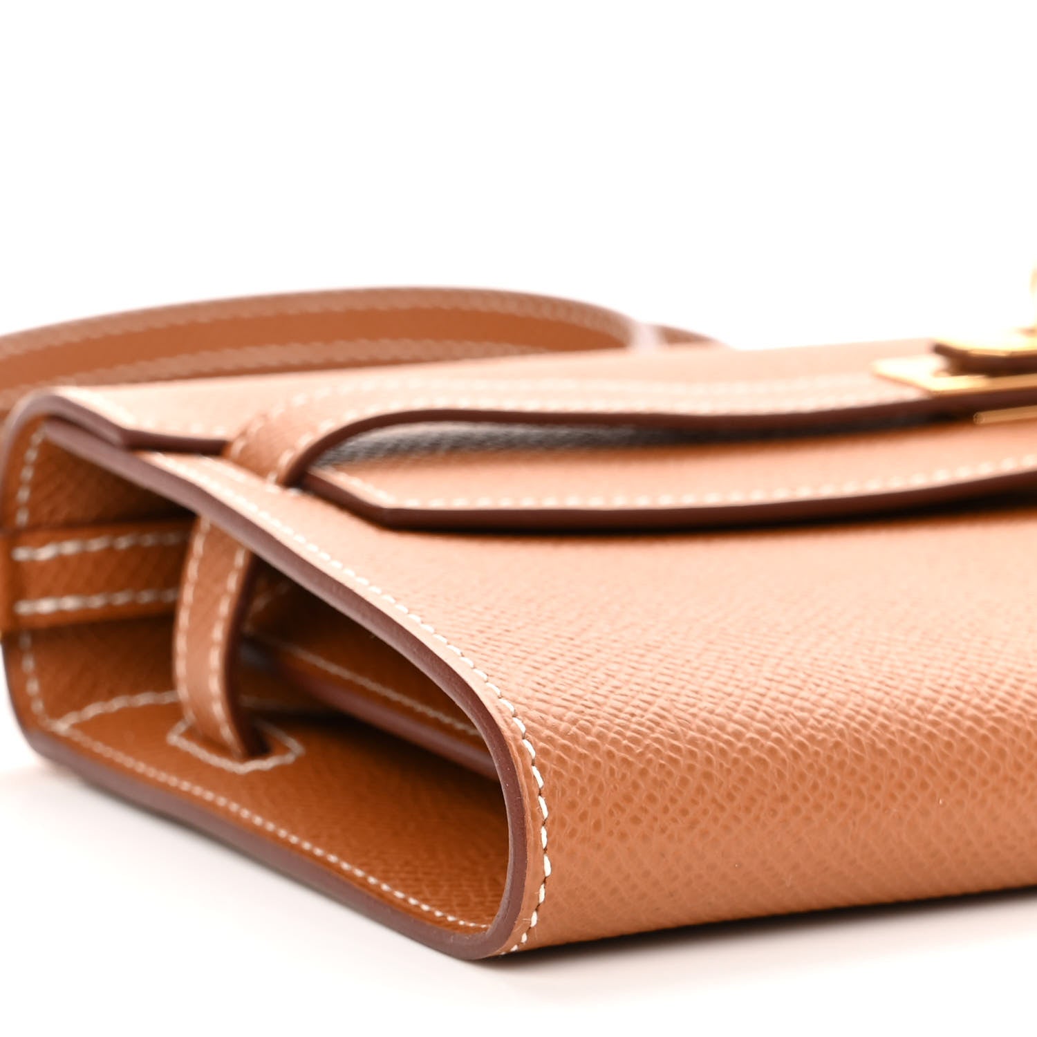 Hermes Epsom Kelly Wallet To Go Gold 8 of 10