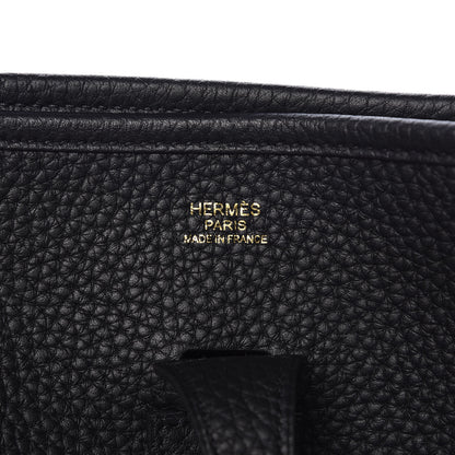 Hermes Taurillon Clemence Evelyne III PM Black 6 of 15