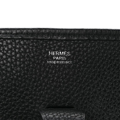 Hermes Taurillon Clemence Evelyne III GM Black 6 of 10