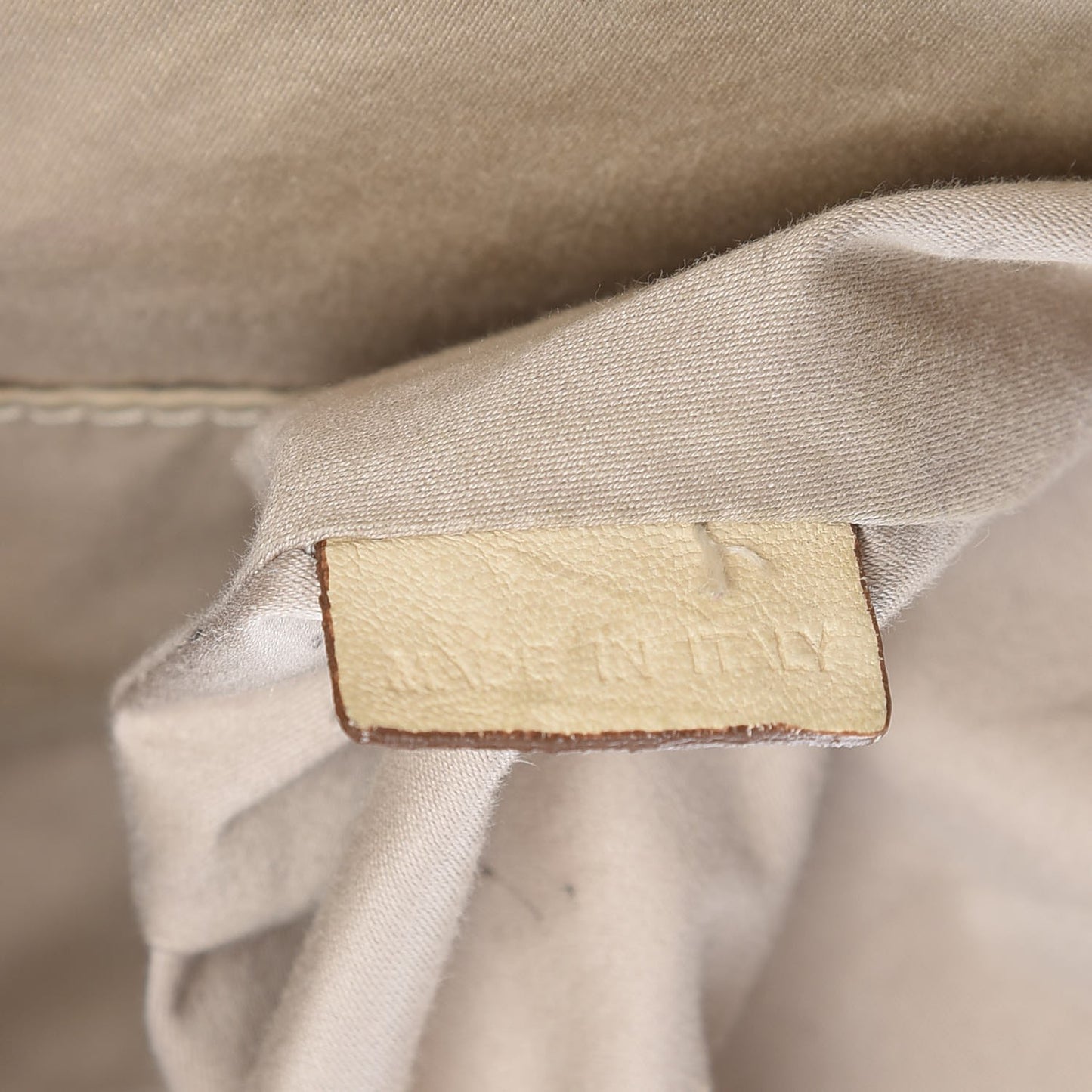Wrinkled Lambskin Medium Nightingale Beige