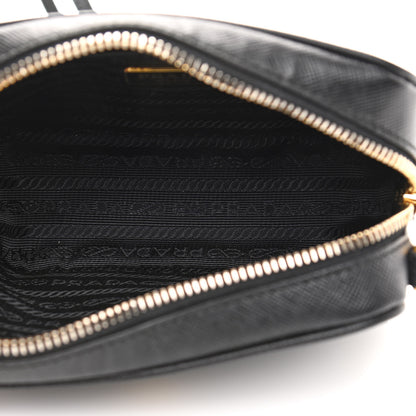 Prada Saffiano Lux Small Camera Crossbody Bag Black 5 of 10