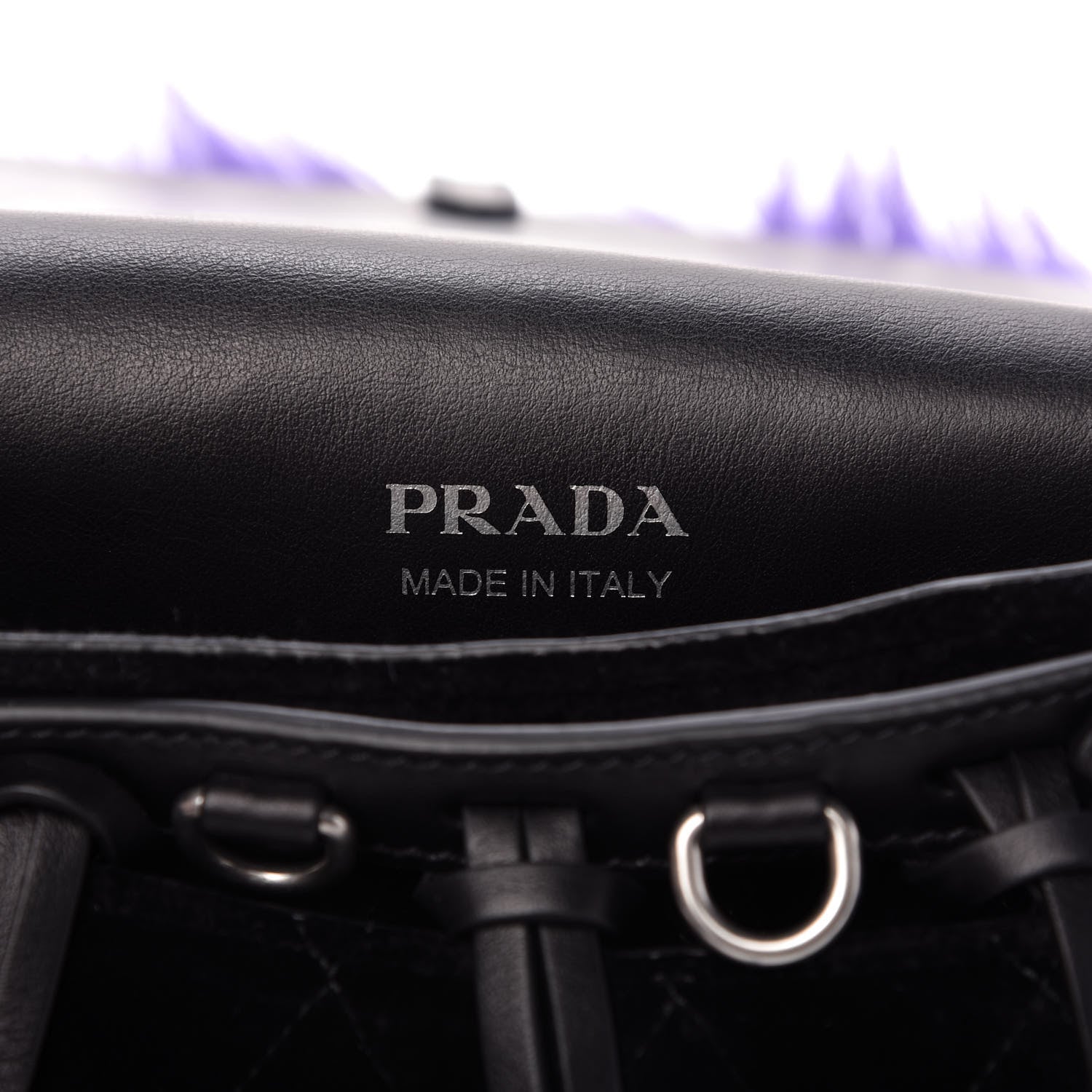 Prada Calf Hair Velluto Corsaire Antic Crossbody Bag Giacinto Black 8 of 10