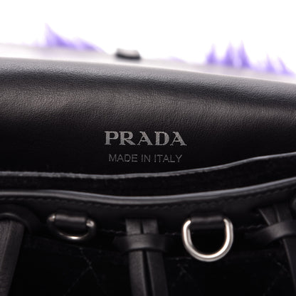 Prada Calf Hair Velluto Corsaire Antic Crossbody Bag Giacinto Black 8 of 10