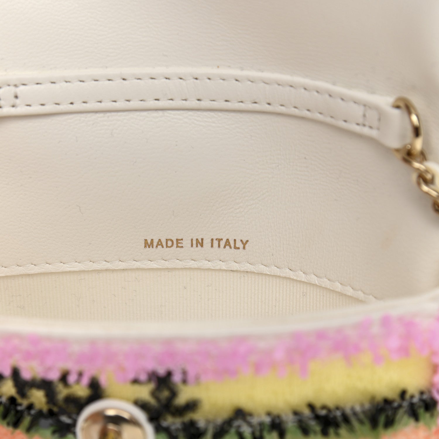 Chanel Sequin COCO Clutch With Chain Multicolor 7 of 12