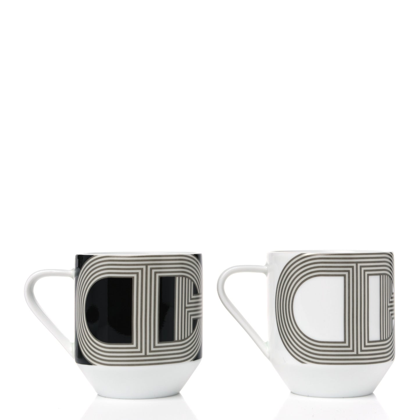 Porcelain Rallye 24 Coffee Cup And Saucer Set Of 2