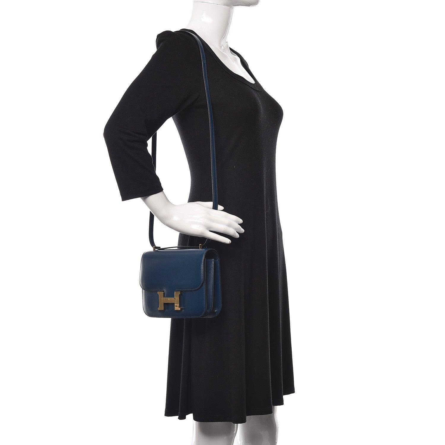Hermes Box Constance 18 Bleu De Prusse 2 of 11
