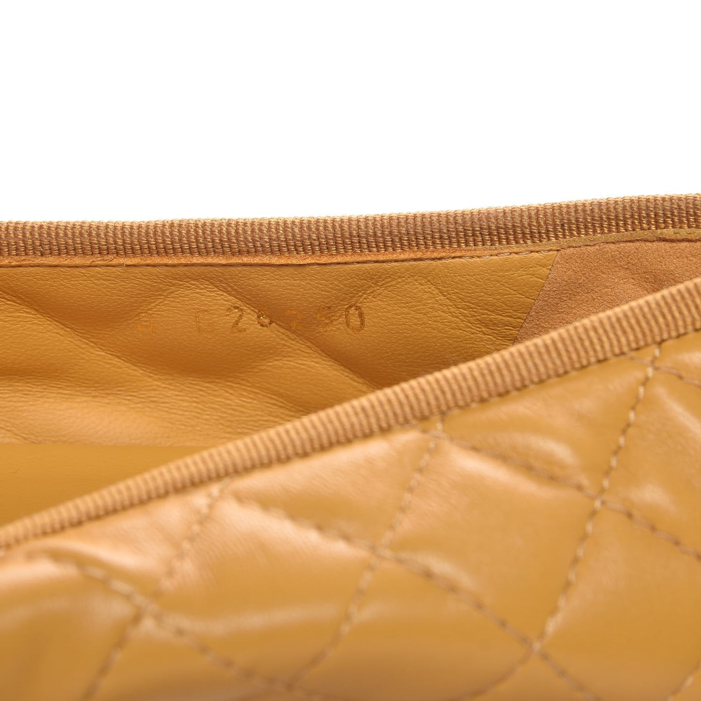 Lambskin Quilted CC Cap Toe Ballerina Flats 37 Yellow