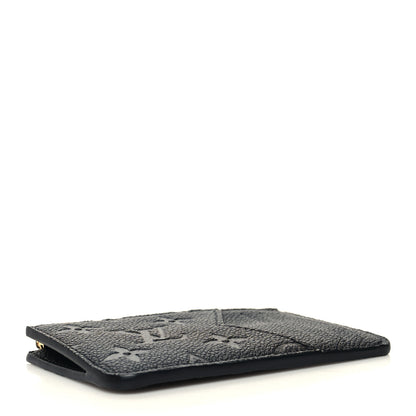 Louis Vuitton Empreinte Monogram Zipped Romy Card Holder Black 4 of 8