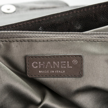 Chanel Glazed Caviar Pocket In The City Tote Brown 6 of 8