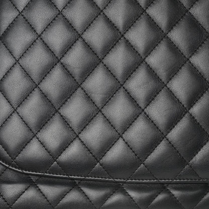 Chanel Calfskin Quilted Large Cambon Tote Black White 17 of 18