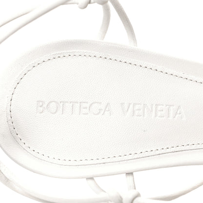 Bottega Veneta Nappa Dot Ankle Tie Sandals 37.5 White 7 of 8