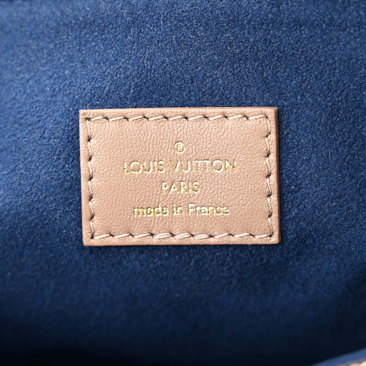 Louis Vuitton Lambskin Embossed Monogram Coussin PM Taupe 6 of 10