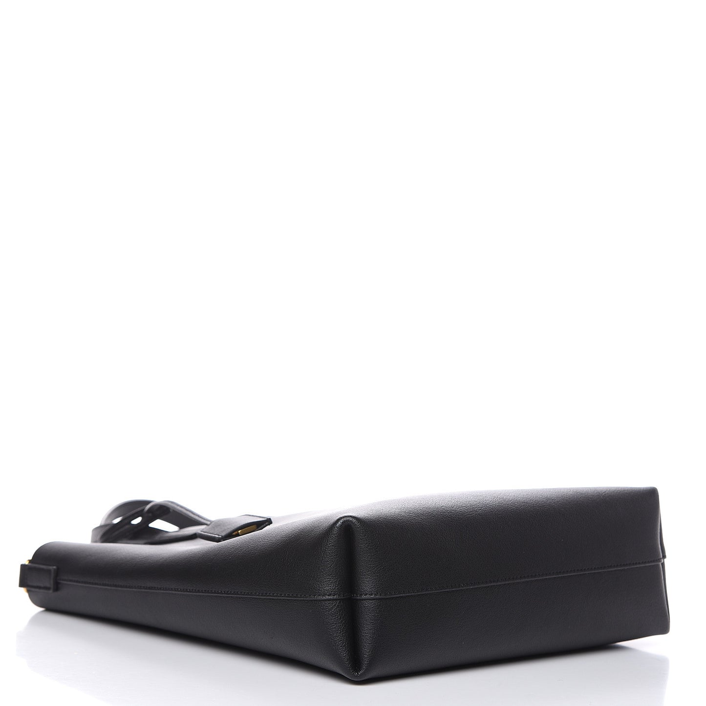 Calfskin Toy Shopping Tote Black