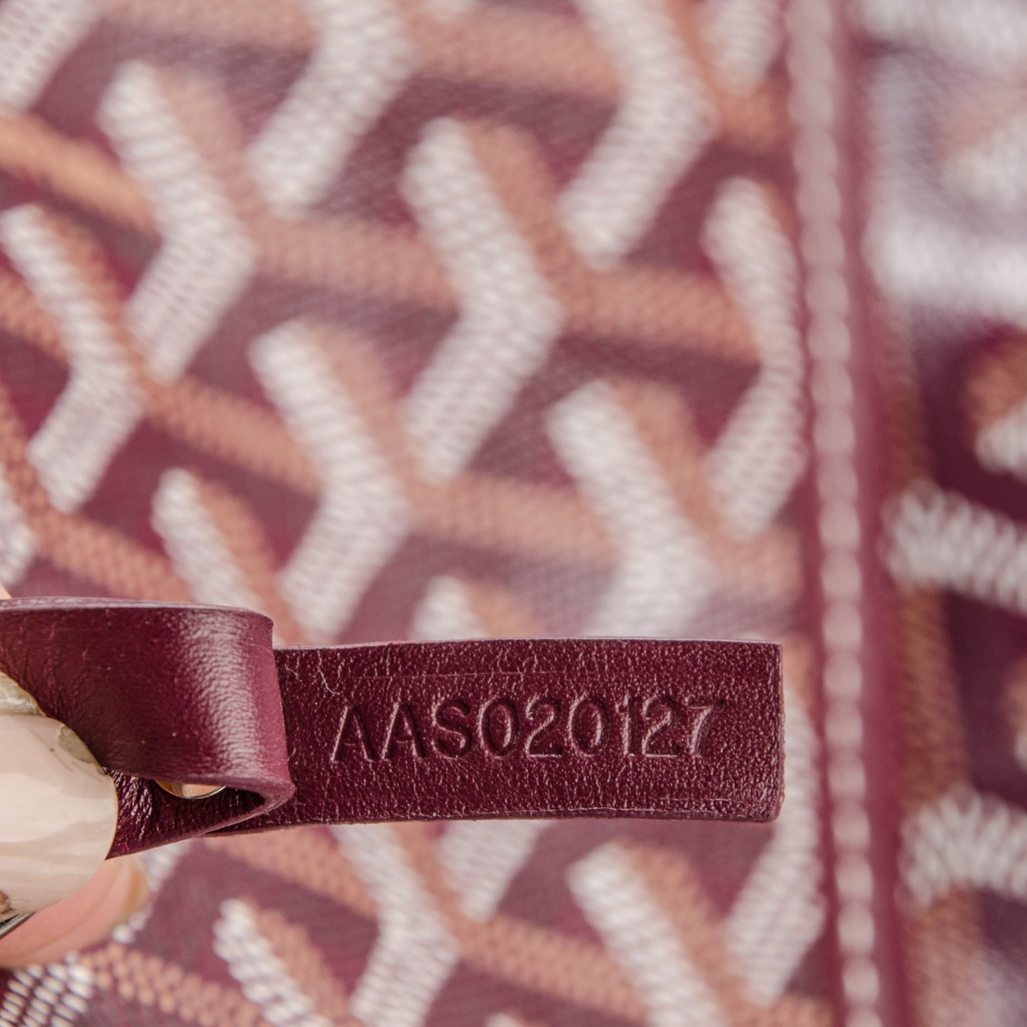 Goyardine Saint Louis GM Burgundy