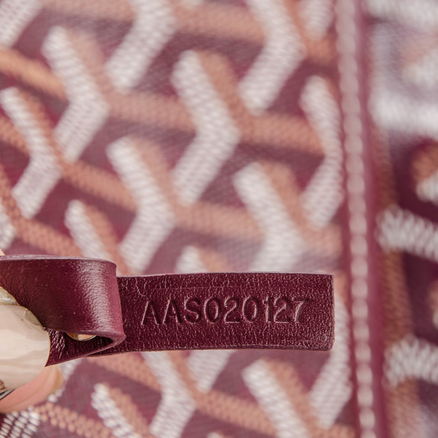 Goyard Goyardine Saint Louis GM Burgundy 7 of 14
