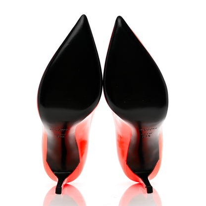 Saint Laurent Patent Paris 105 Pumps 39.5 Orange Fluo 5 of 11