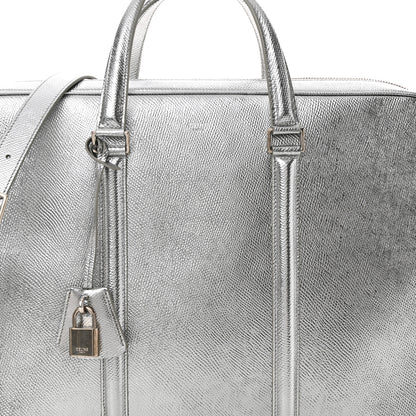 Celine Cartable Briefcase Silver 8 of 10