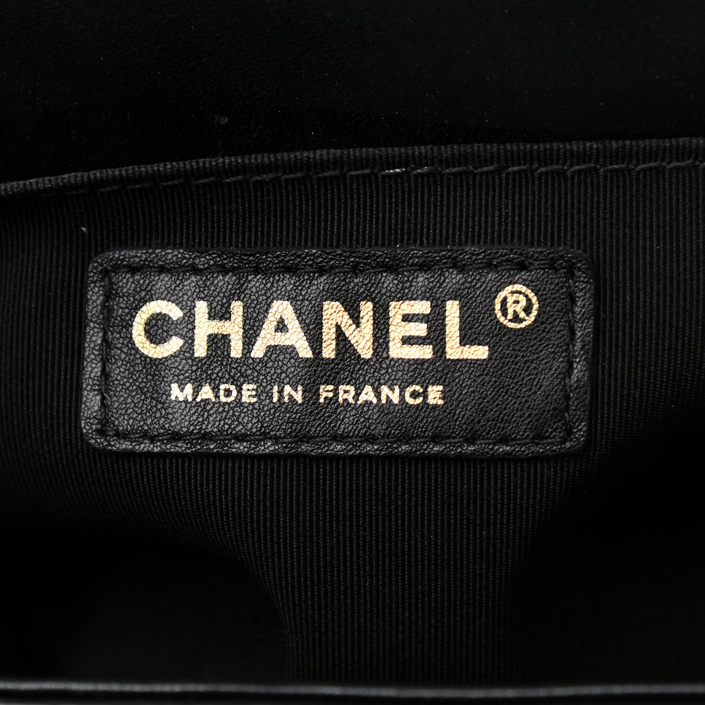 Patent Calfskin Quilted Medium Boy Flap Black