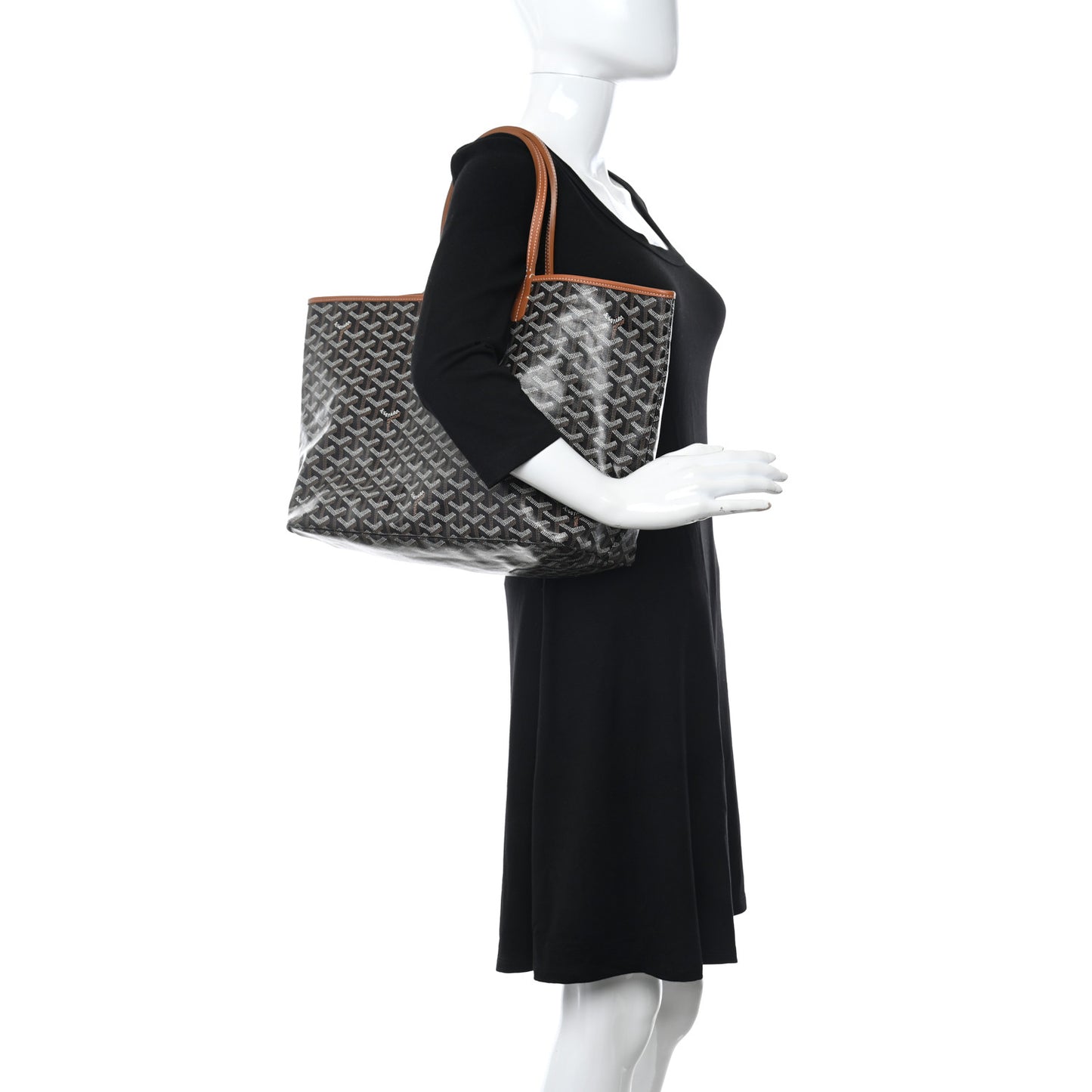 Goyardine Saint Louis PM Black Gold