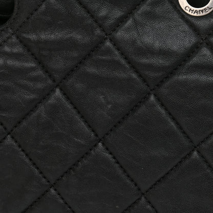 Chanel Washed Lambskin Maxi Take Away Flap Bag Black 11 of 16