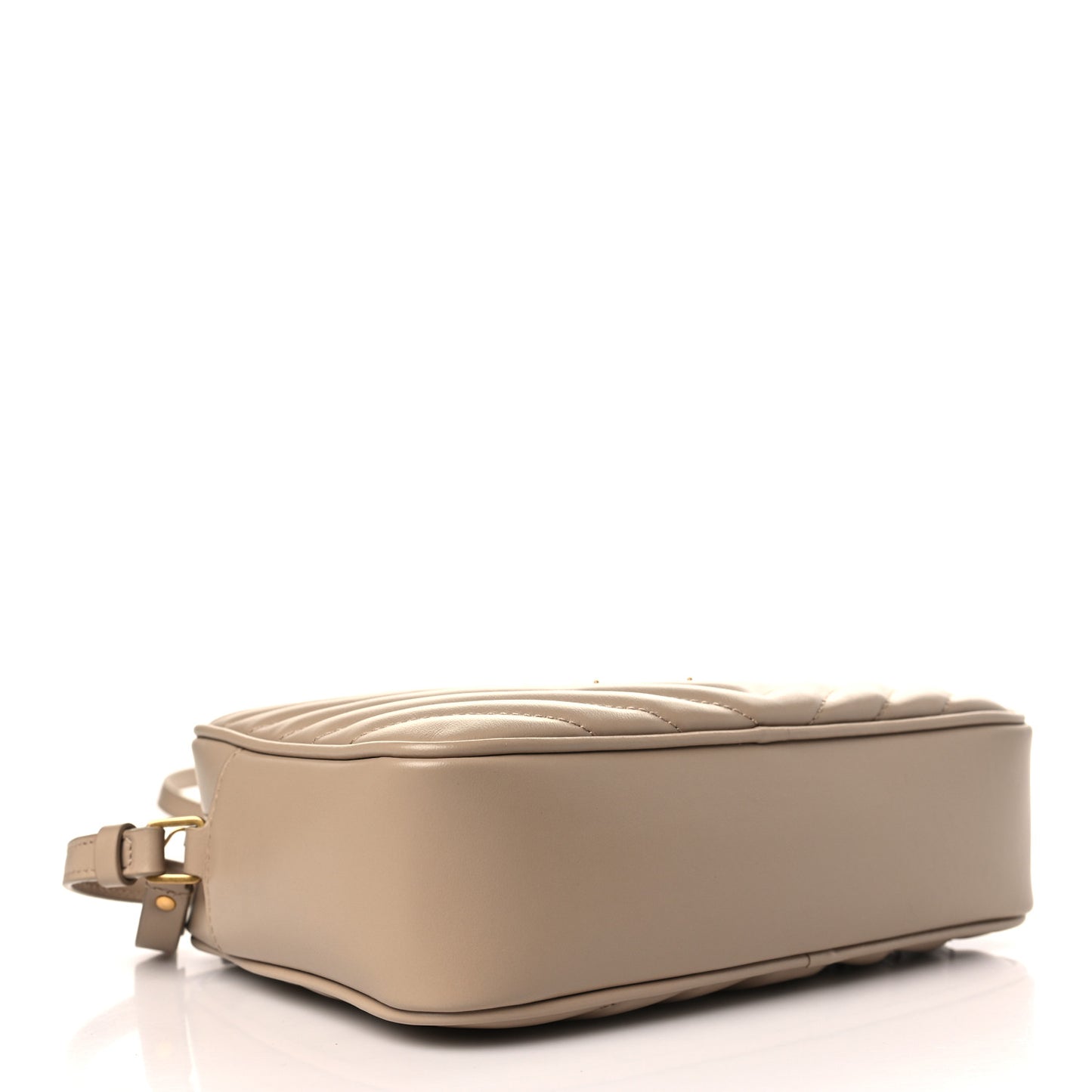 Calfskin Matelasse Monogram Lou Camera Bag Dark Beige