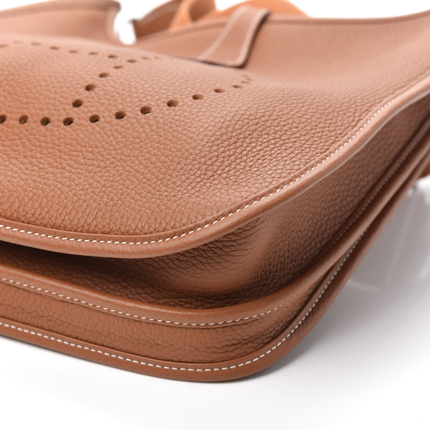 Hermes Taurillon Clemence Evelyne III PM Gold 9 of 9