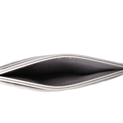 Chanel Caviar Quilted Card Holder Grey 5 of 9