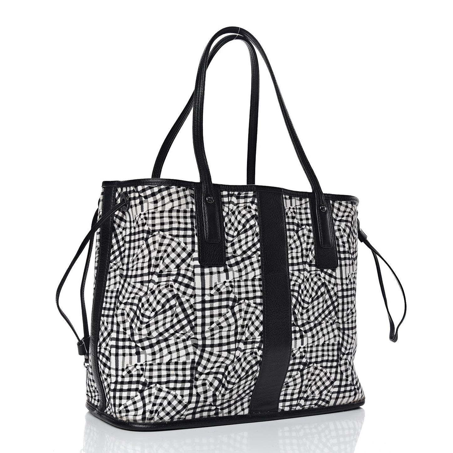 Visetos Medium Liz Reversible Shopper Tote Black