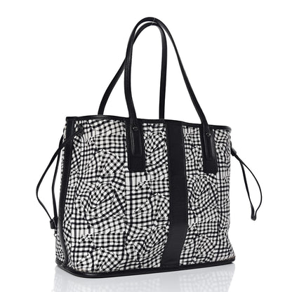 MCM Visetos Medium Liz Reversible Shopper Tote Black 5 of 16