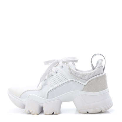 Givenchy Neoprene Suede Mesh Baisse Jaw Low Sneakers 36.5 White 1 of 9