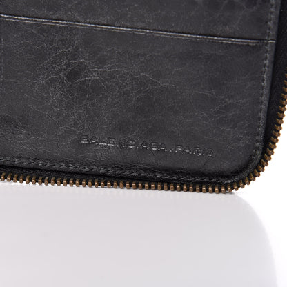 Balenciaga Agneau Classic Hardware Compagnon Wallet Black 6 of 13