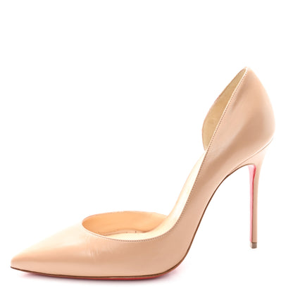 Christian Louboutin Nappa Iriza 100 Pumps 37 Nude 1 of 10