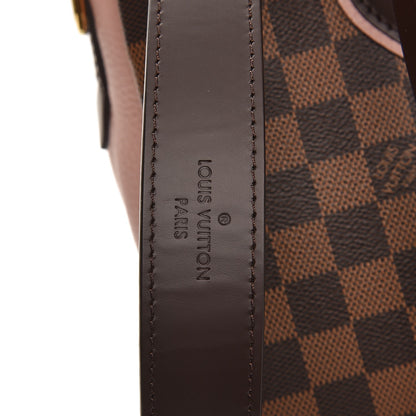 Louis Vuitton Cuir Taurillon Damier Ebene Normandy Magnolia 7 of 10