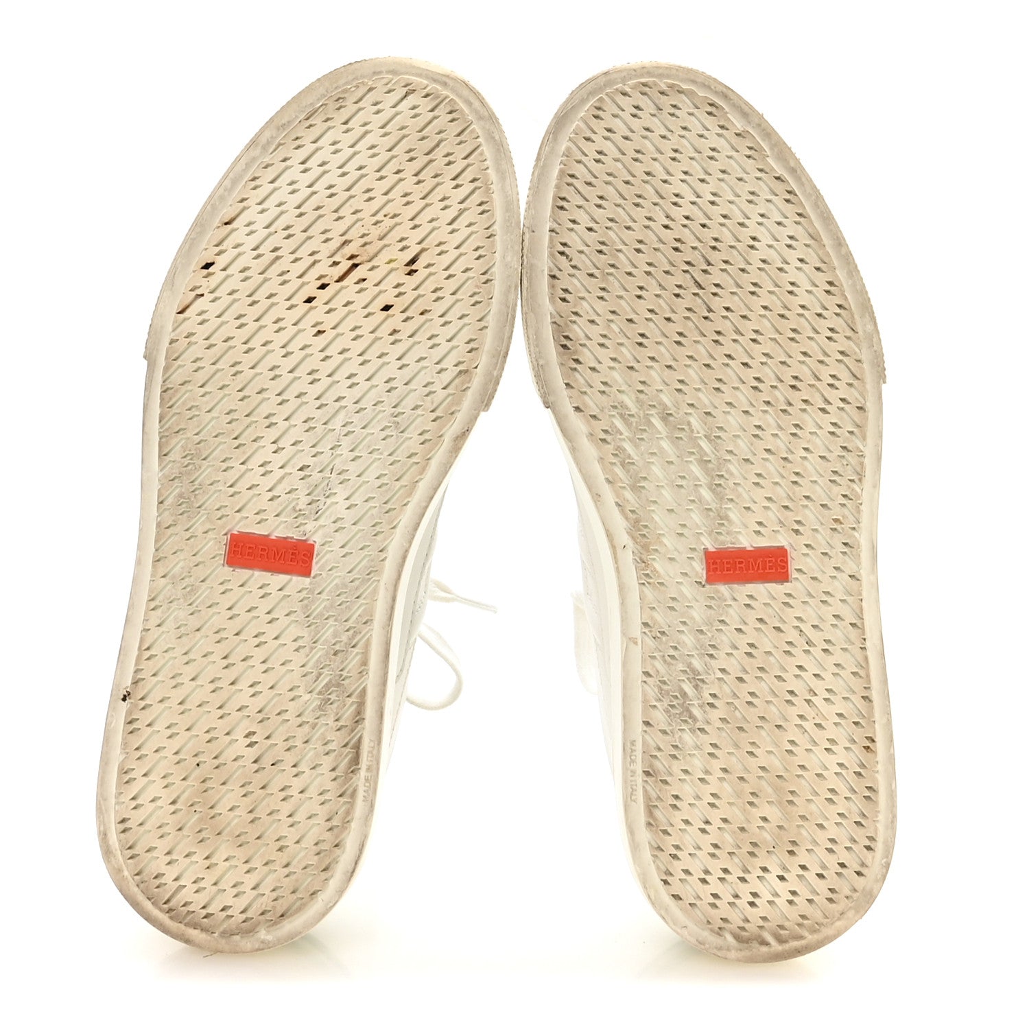 Hermes Crocodile Calfskin Deep Sneakers 37.5 White Vert Jade 6 of 9