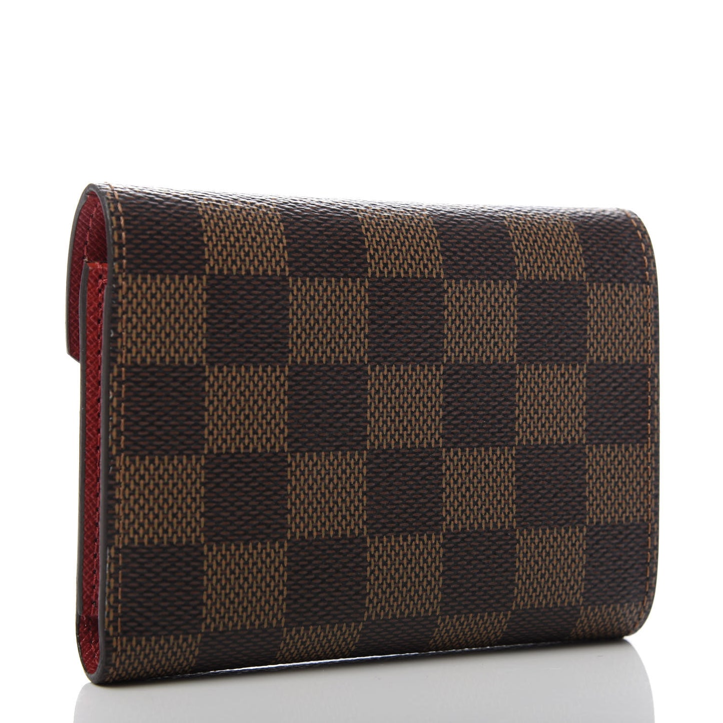 Damier Ebene Victorine Wallet Red