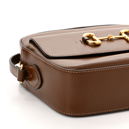 Gucci Azalea Calfskin Small Horsebit 1955 Shoulder Bag Brown Sugar 9 of 11