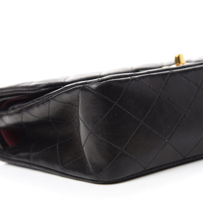 Chanel Lambskin Quilted Medium Double Flap Black 6 of 15