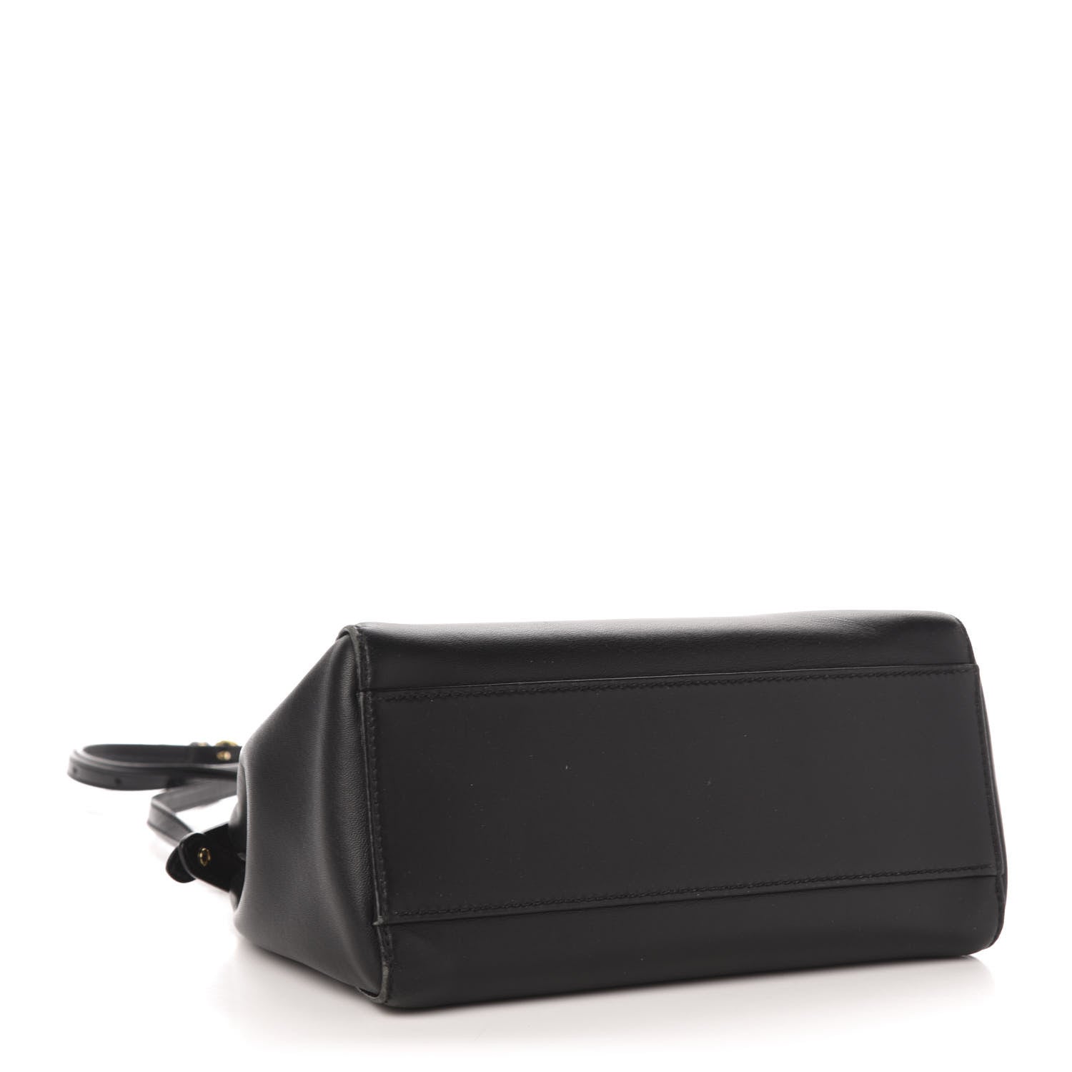 Fendi Nappa Mini Peekaboo Iconic Satchel Black 5 of 12