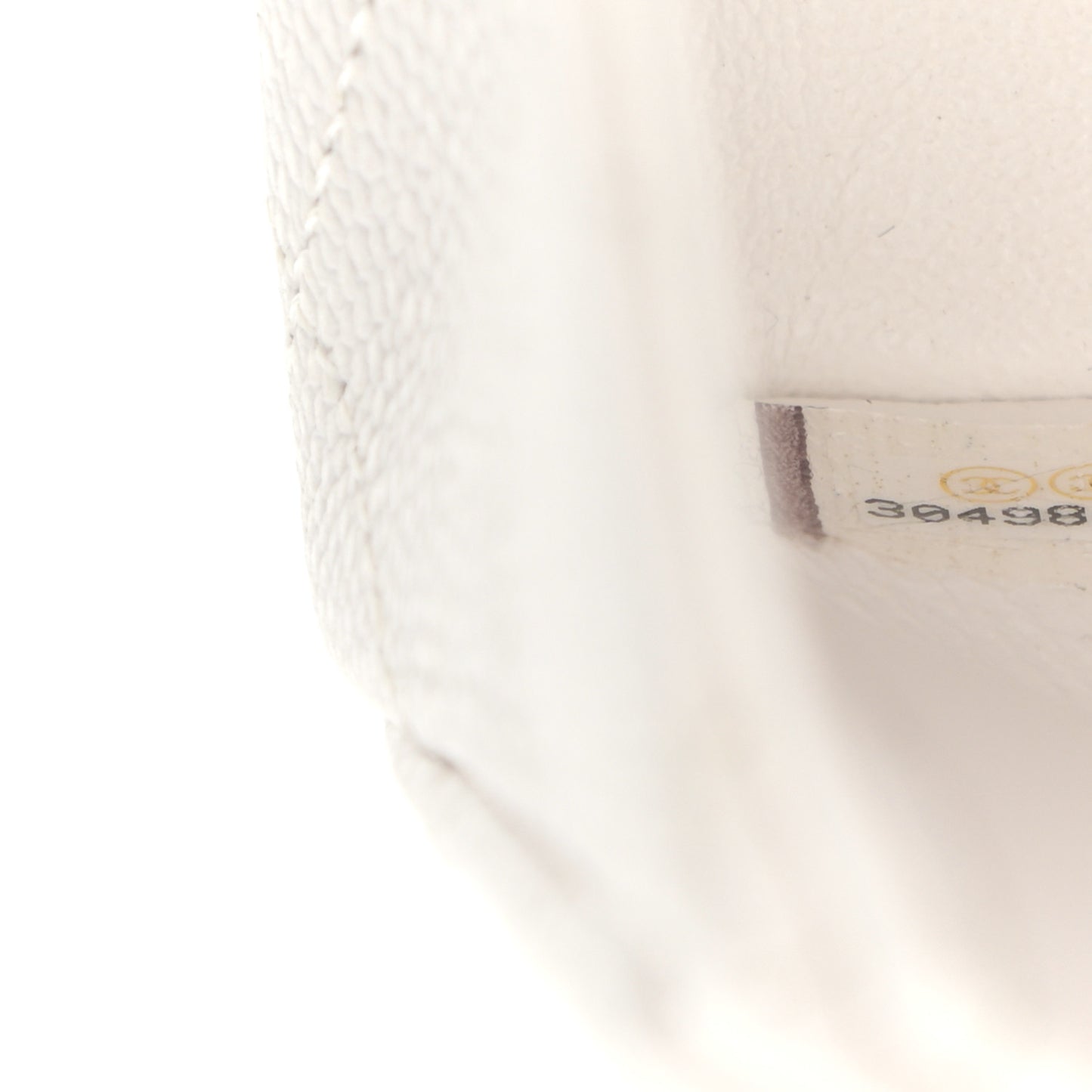 Caviar Quilted Small Double Flap White