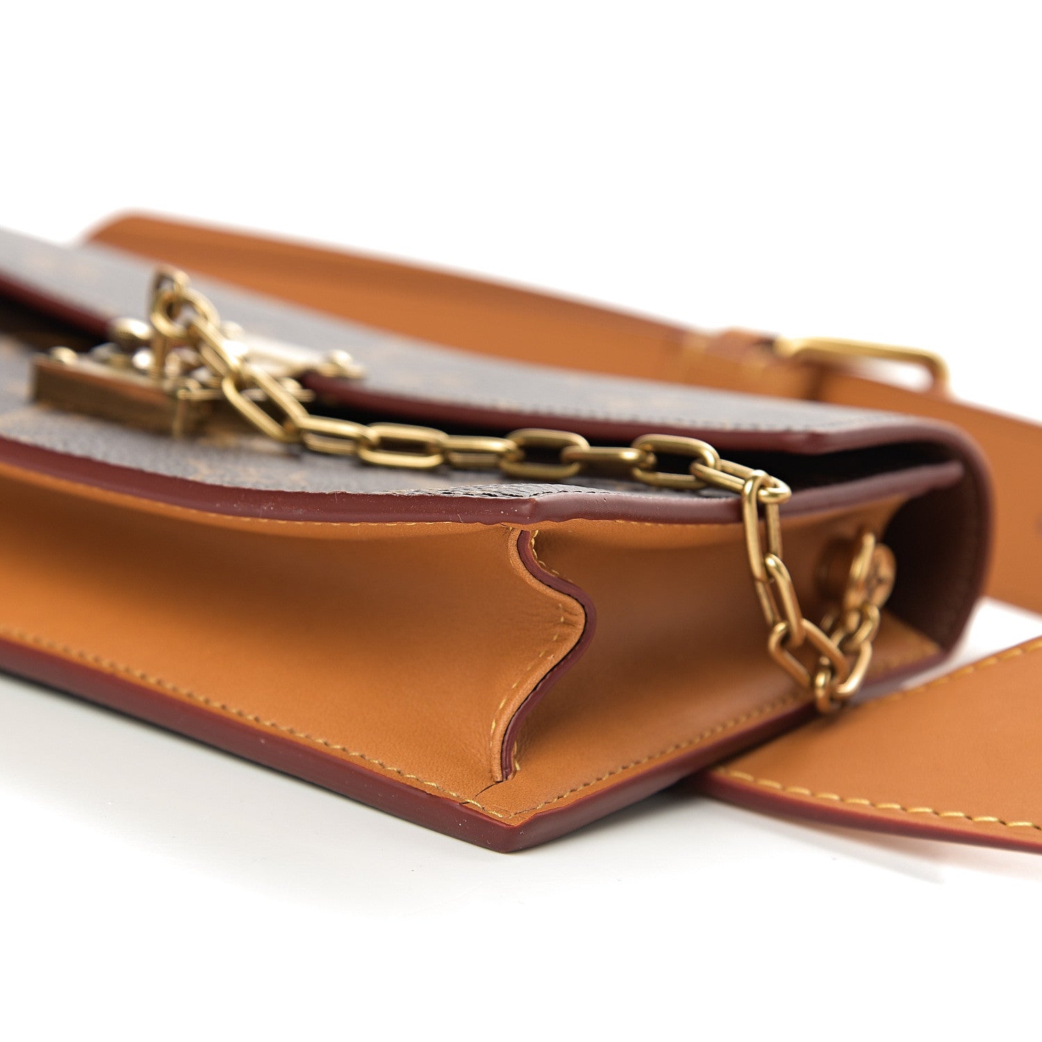 Louis Vuitton Monogram S Lock Belt Pouch MM 7 of 9