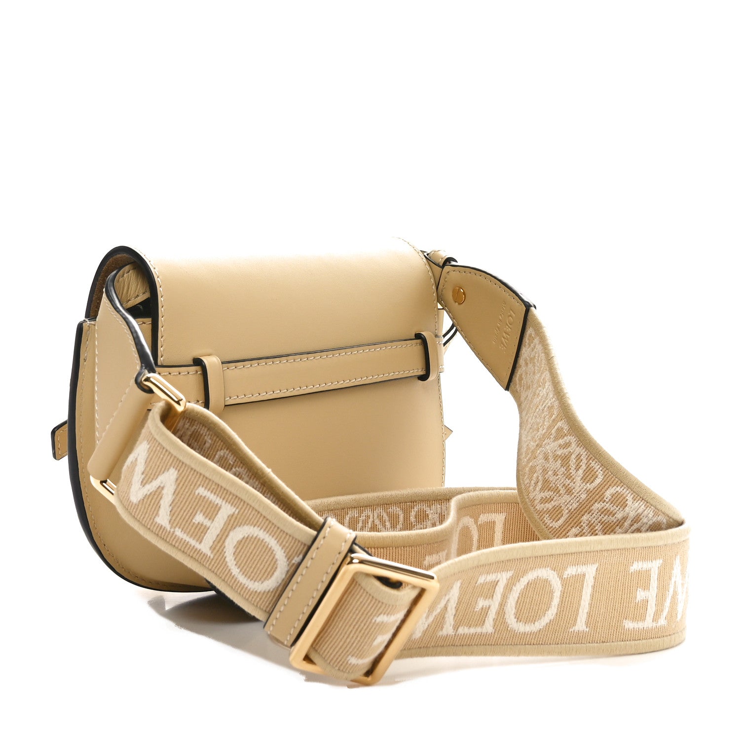 Loewe Calfskin Jacquard Mini Gate Dual Bag Butter 3 of 10