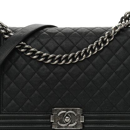 Chanel Caviar Quilted New Medium Boy Flap Black 8 of 11