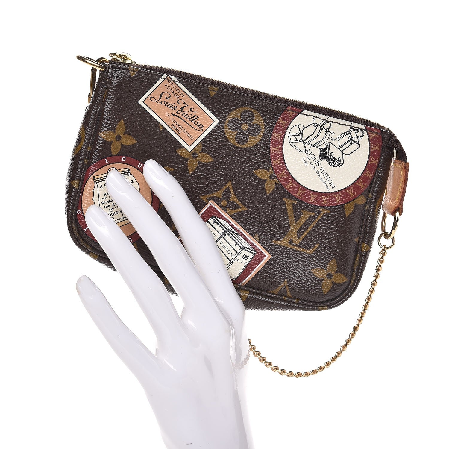 Louis Vuitton Monogram Patch Mini Pochette Accessories 2 of 7