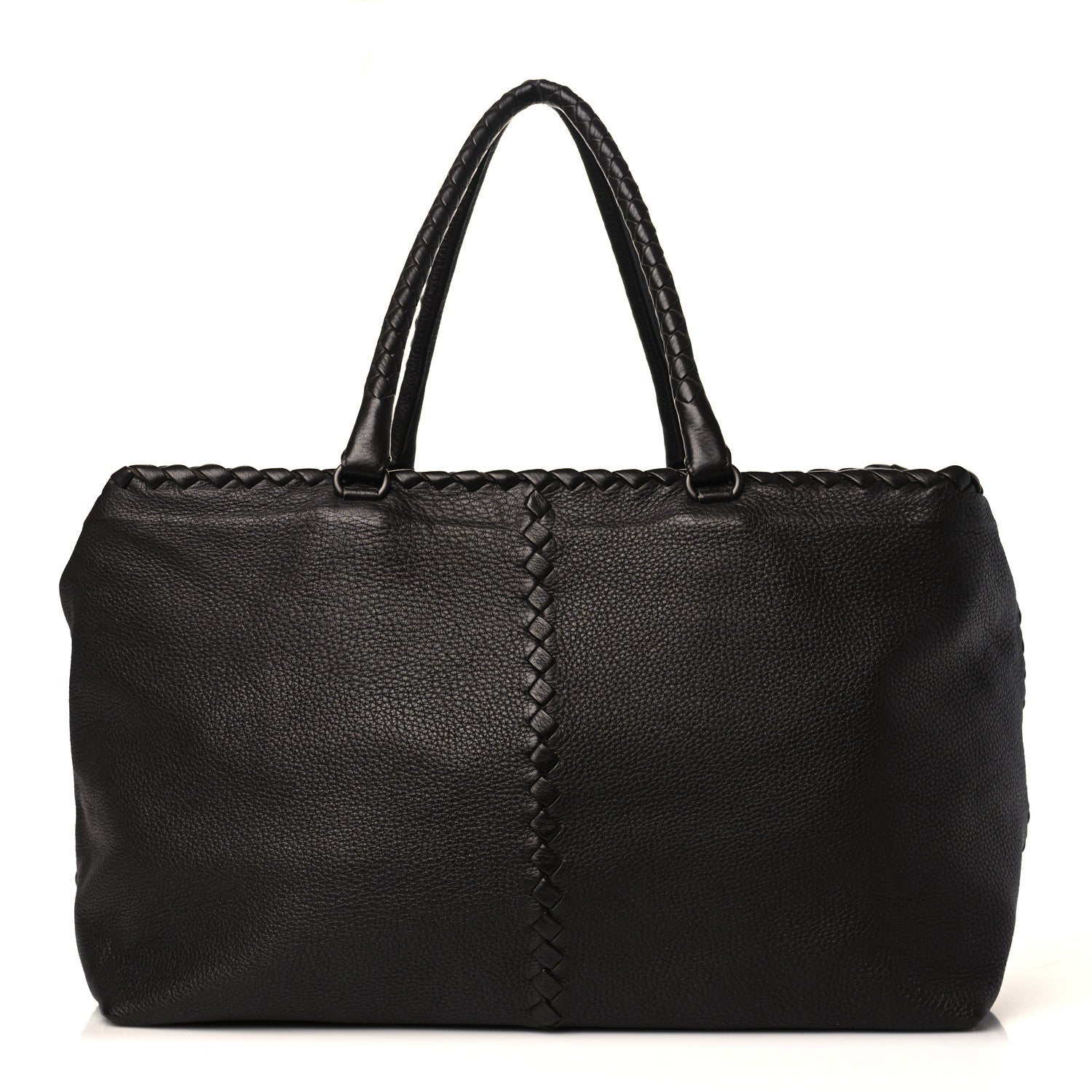 Bottega Veneta Cervo Intrecciato Brick Tote Ebano 1 of 7