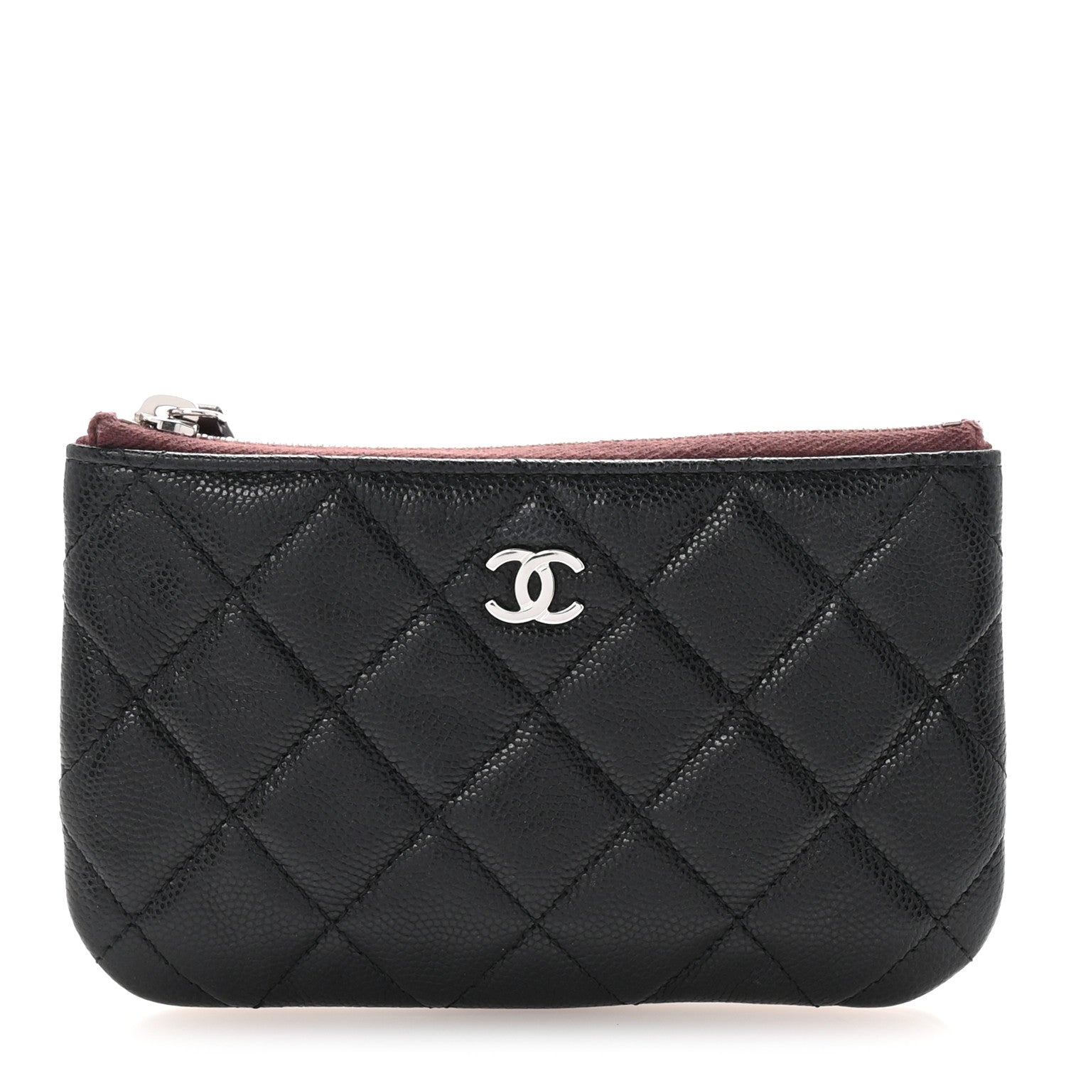 Chanel Caviar Quilted Small Cosmetic Case Black 1 of 7