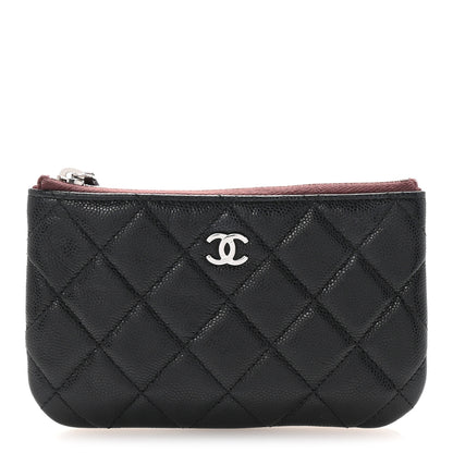 Chanel Caviar Quilted Small Cosmetic Case Black 1 of 7