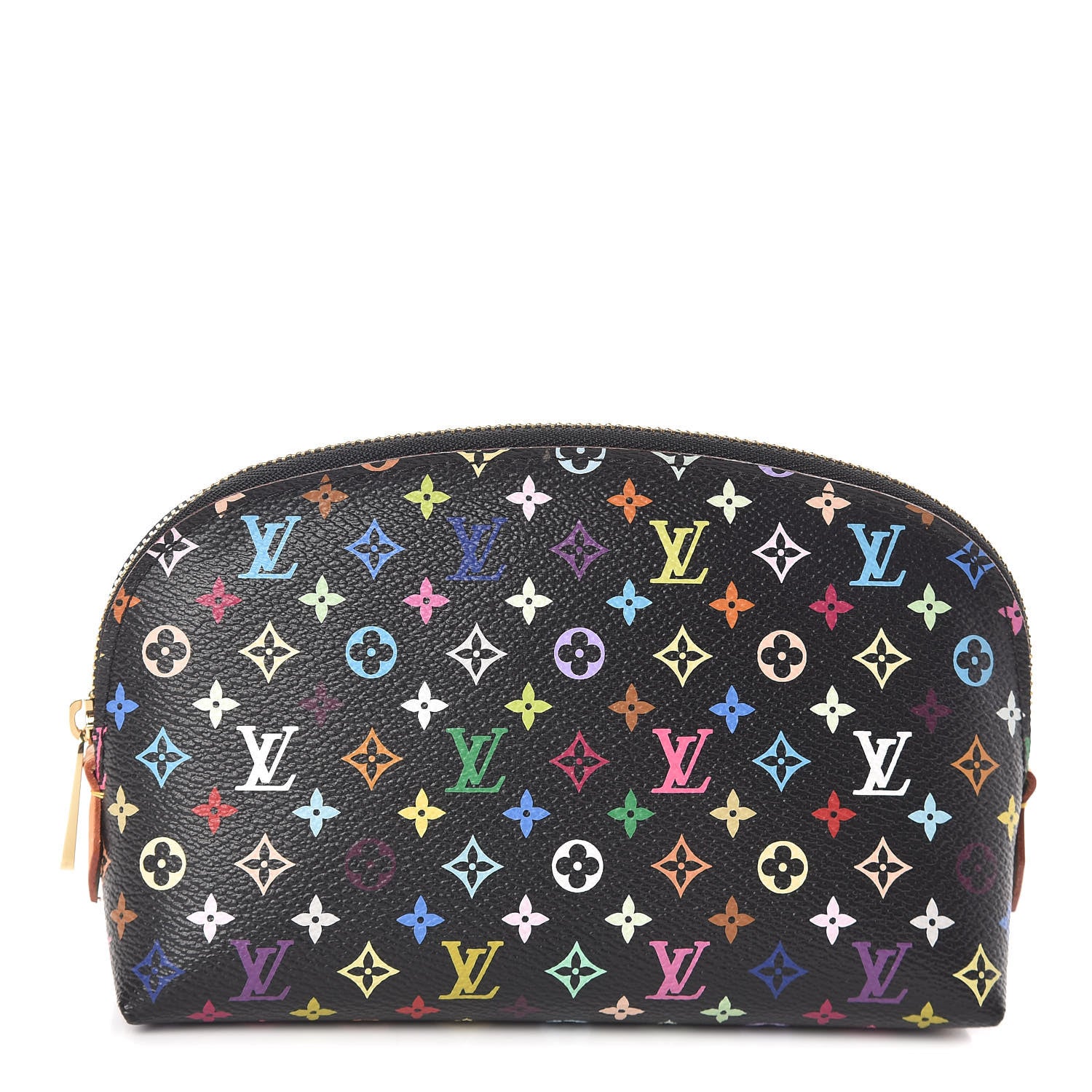 Louis Vuitton Monogram Multicolor Cosmetic Pouch Black Grenade 1 of 6