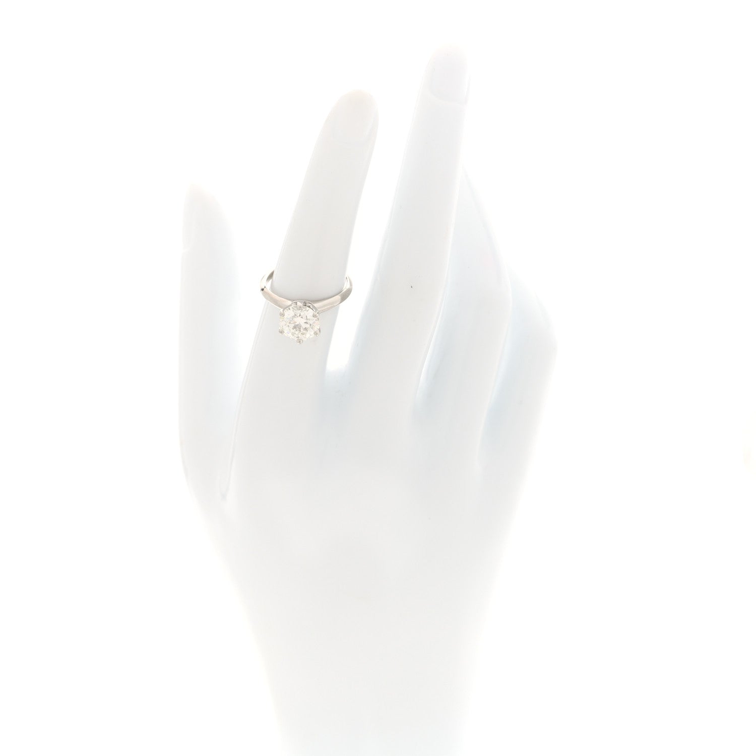 Tiffany Platinum Diamond 2.08ct Solitaire Engagement Ring 52 6 2 of 6